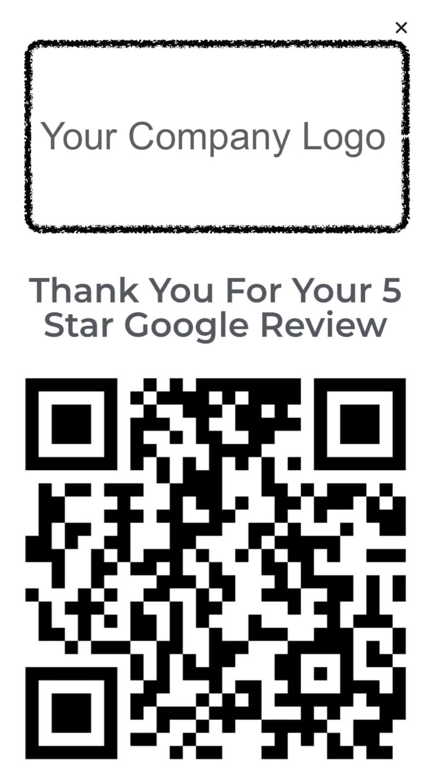 Google Review App - QR Code